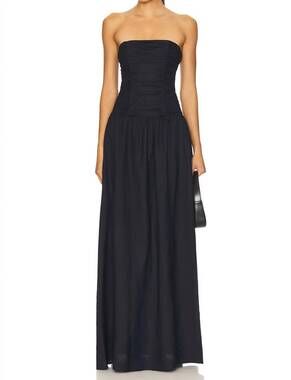 NEW LIONESS lush maxi dress in navy